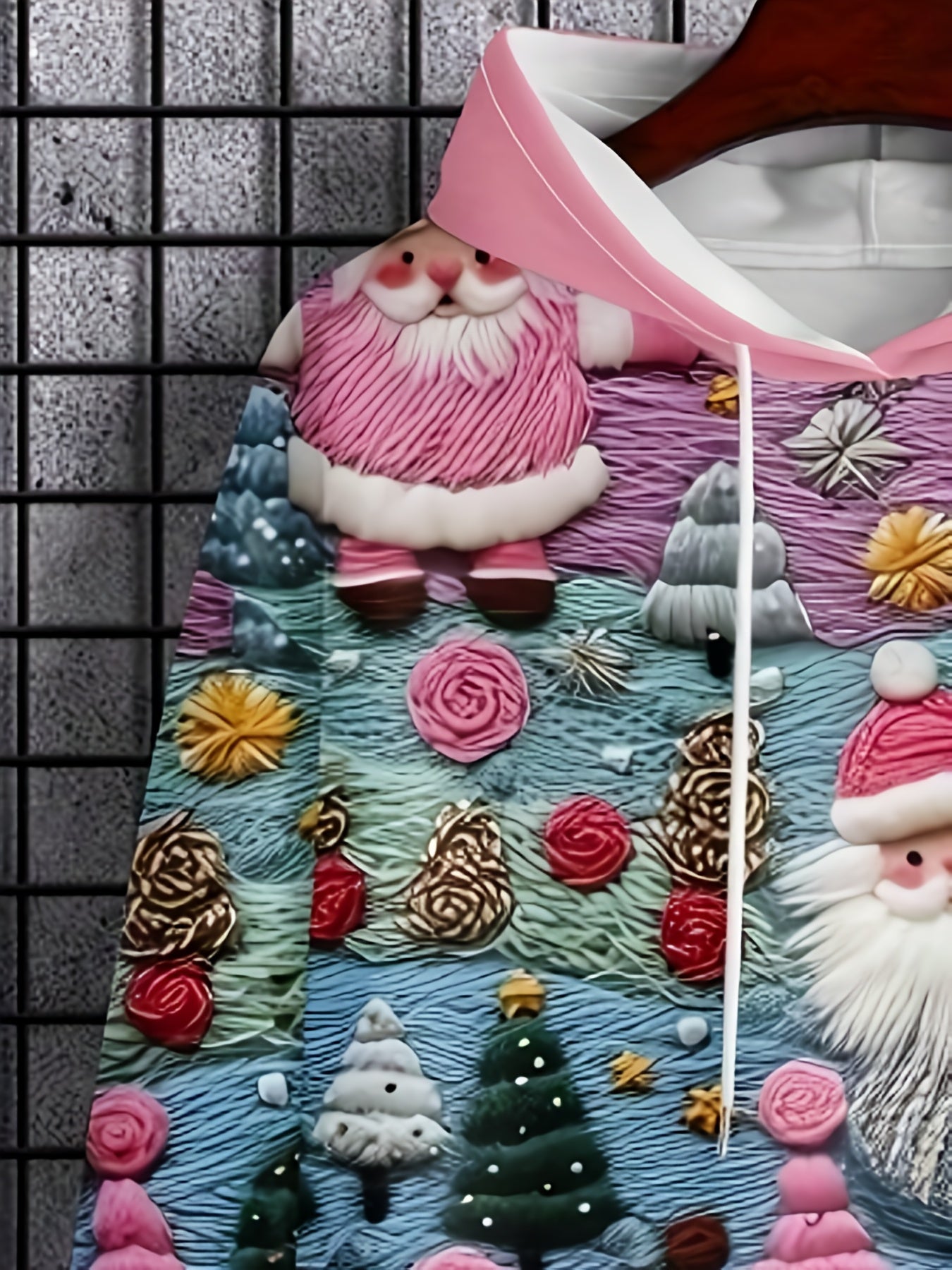 Men's Christmas Hooded Sweatshirt with Santa Reindeer Snowflake Print Hoodie - Loose Fit Long Sleeve Pullover Sweater for Holiday Parties, Winter Clothing & Casual Wear - Machine Washable Festive Attire, PLUS SIZE