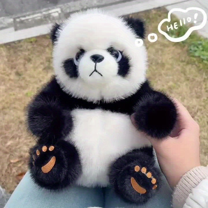 25Cm/9.84In Polar Bear And Kawaii Panda Plush Toys - Ultra Soft Stuffed Animals, Ideal Cuddly Gifts for Boys And Girls for Birthdays, Parties, Holidays, And Home Decoration
