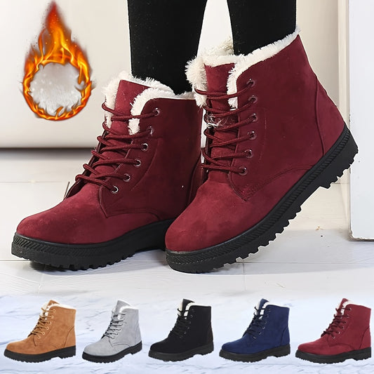 Women's Ankle Boots Winter Warm Shoes Fashion Comfortable Lightweight Versatile Boots