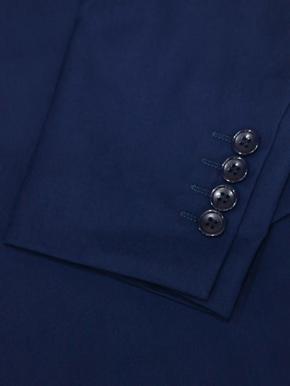 Men's Two-Piece Suit in Solid Color with Sealed Pockets, Regular Fit Suit Trousers, Elegant and Classic, Suitable for Business and Wedding Parties