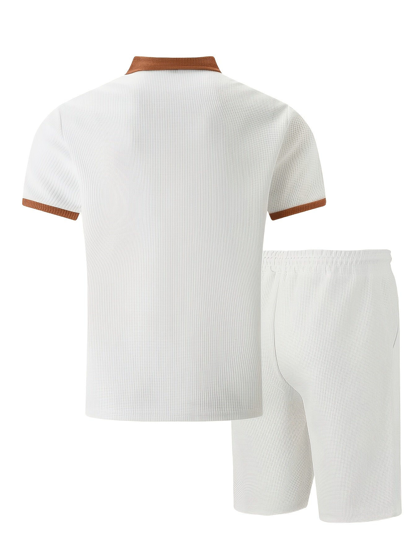 Men's Summer Set: Polo Shirt & Shorts, Lightweight, Breathable