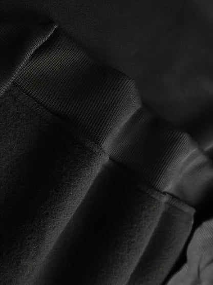 Men's Christmas Hooded Sweatshirt with Rudolph & Santa Print - Thickened Winter Pullover Hoodie, Warm Long Sleeve Casual Sweater for Skiing, Parties, Team Events - Machine Washable (Couple Matching, Unisex Style)