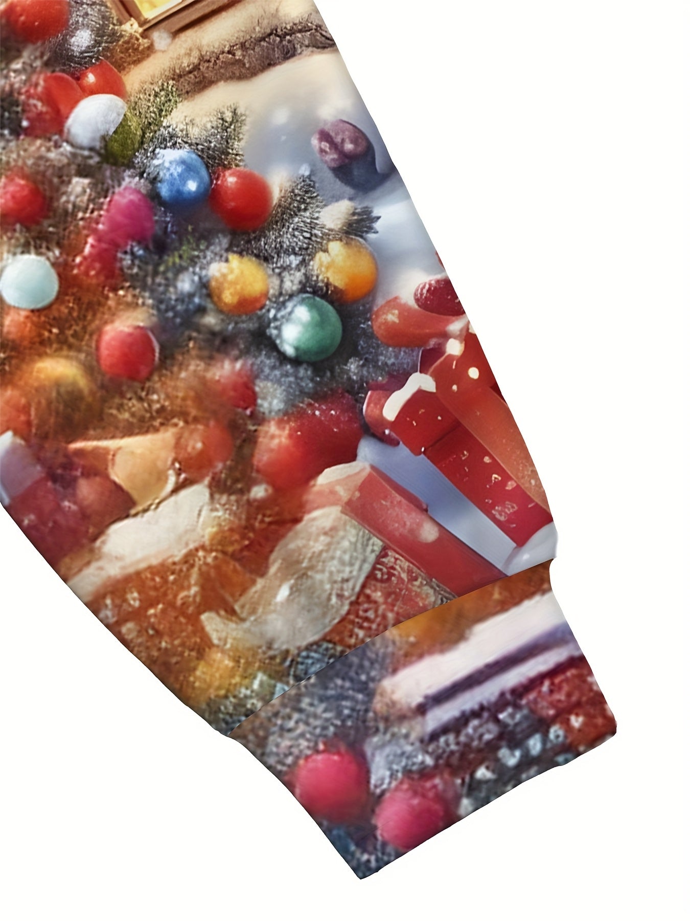 Տղաների թվային տպագրությամբ գլխարկով սվիտերի և սպորտային տաբատի հավաքածու - Սուրբ Ծննդյան գլխարկով սվիտերի և երկար տաբատի երկկտոր հավաքածու, իդեալական է բացօթյա օգտագործման համար