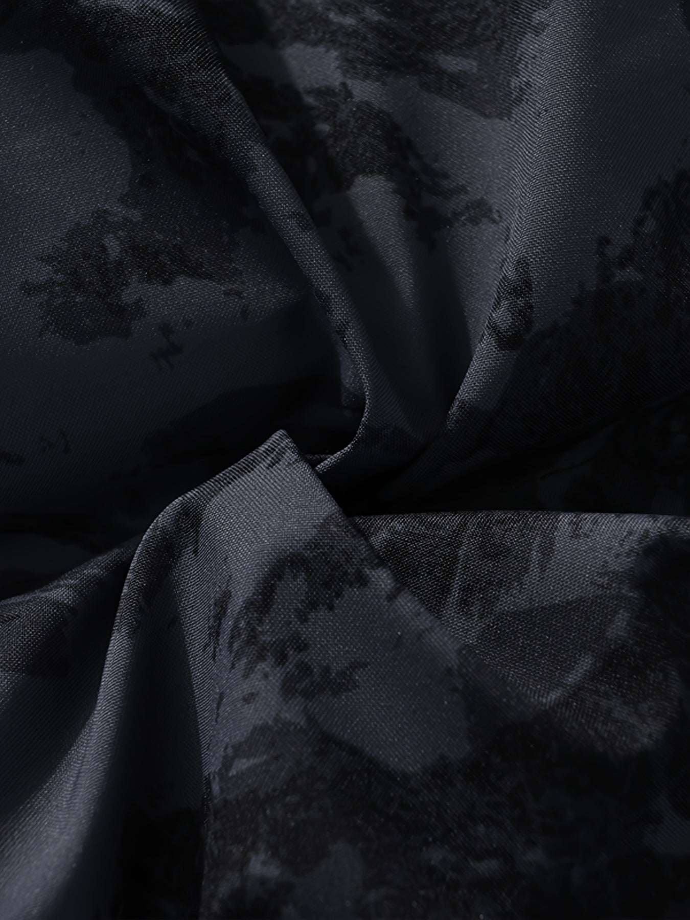 Men's Winter Mountain Camo Hooded Jacket with Insulating Polyester Fill - Stand Collar & Zippered Pockets, Machine Washable Outdoor Coat for Hiking, Camping, Casual Wear - White/Black/Gray (Regular Fit) by Ocean Muai Xing