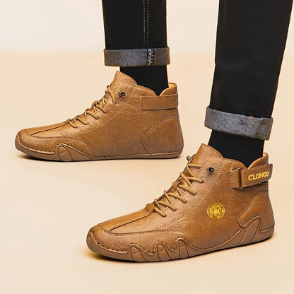 Men's High-Top Casual & Sports Ankle Boots with Rubber Sole