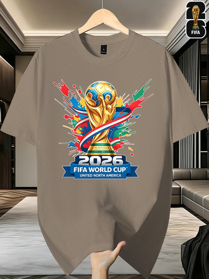 Men's FIFA World Cup Casual Printed Summer T-Shirt