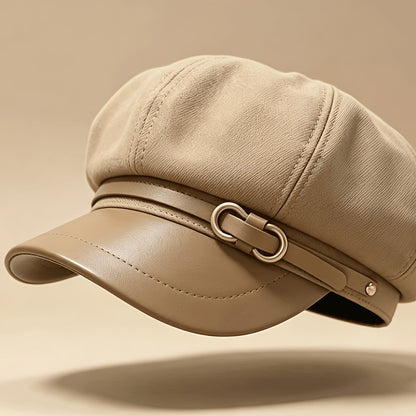 Women's Lightweight Street-Style Breton Beret for Fall Winter