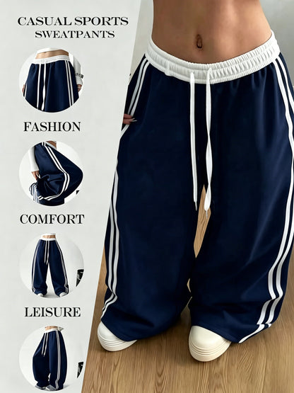 Women's Wide-Leg Sports Pants for Yoga and Fitness