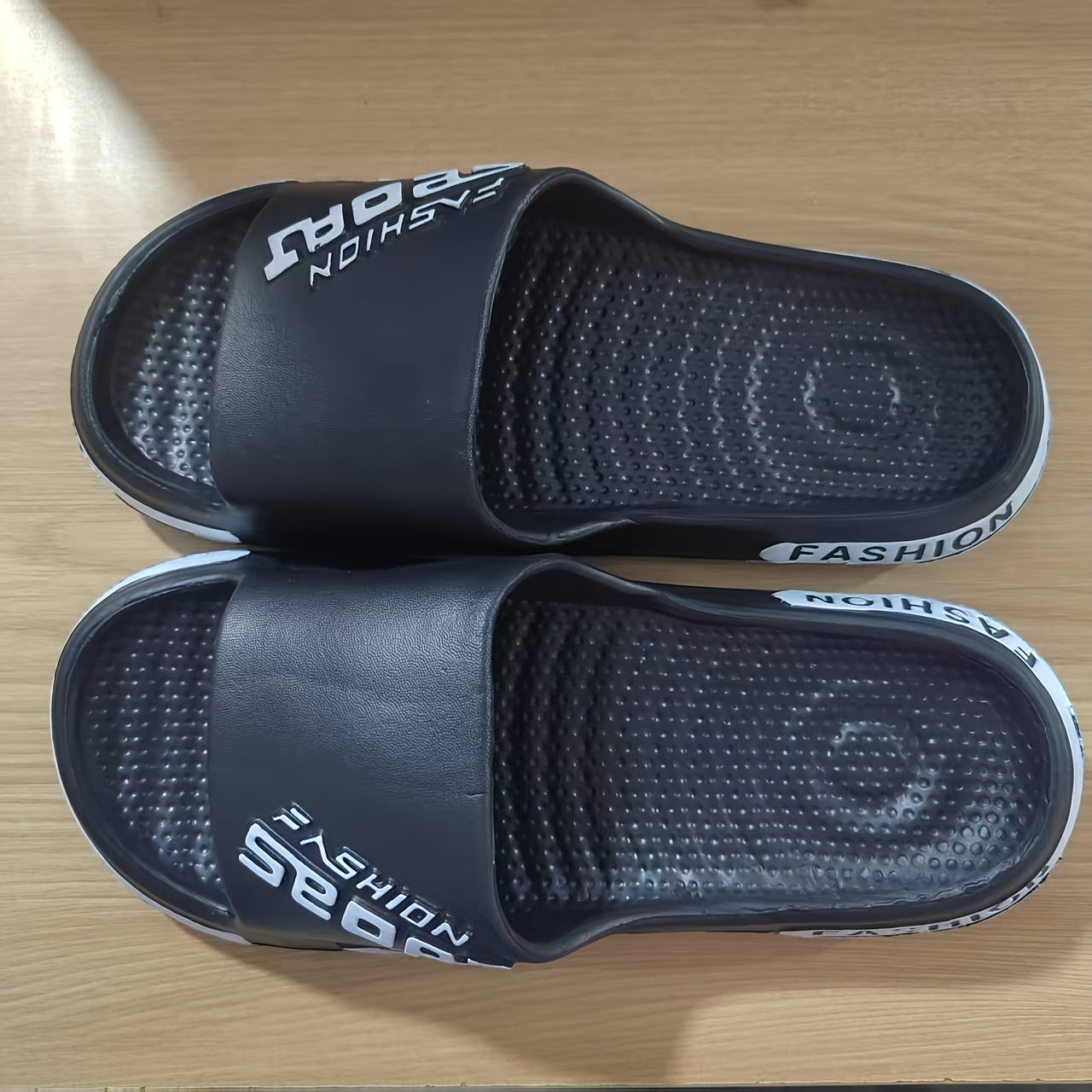 Men'S Summer Stylish Massage Non-Slip Textured Design Sandals, Suitable for Home, Outdoor, And Bathroom Use. - ayq