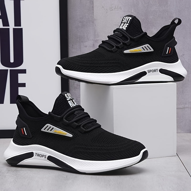 Men'S Lightweight, Breathable Mesh Sports Shoes with Comfortable Knit and Safe Lacing Design, Suitable for Daily Jogging and Casual Wear - Suitable for Men - Suitable for Sports and Daily Use - Great Gift for Fitness Lovers
