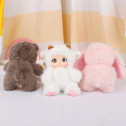 AURAESIN Plush Toys - Super Soft Huggable Bunny Bear Sheep Dolls, // Cuddly Stuffed Animals Suitable for Bedside & Desk Decor, Christmas Gifts for & s