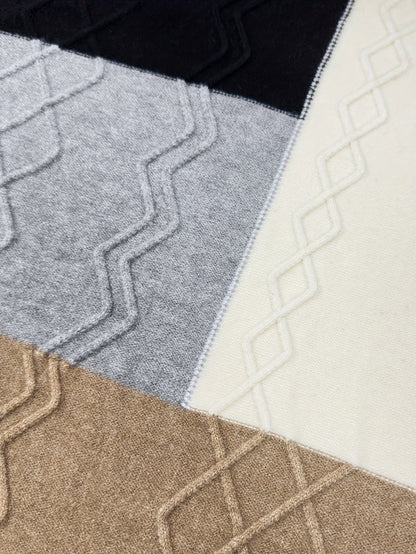 Men'S Fashion Long Sleeve Crew Neck Sweater | Casual Patchwork Knit Pullover, Warm Winter Top for Men, Suitable for Daily & Weekend Casual Wear