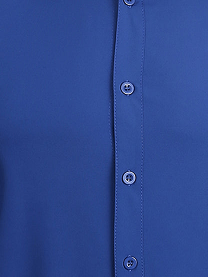 Men's All-Season Business Set: Long Sleeve Shirt & Formal Pants