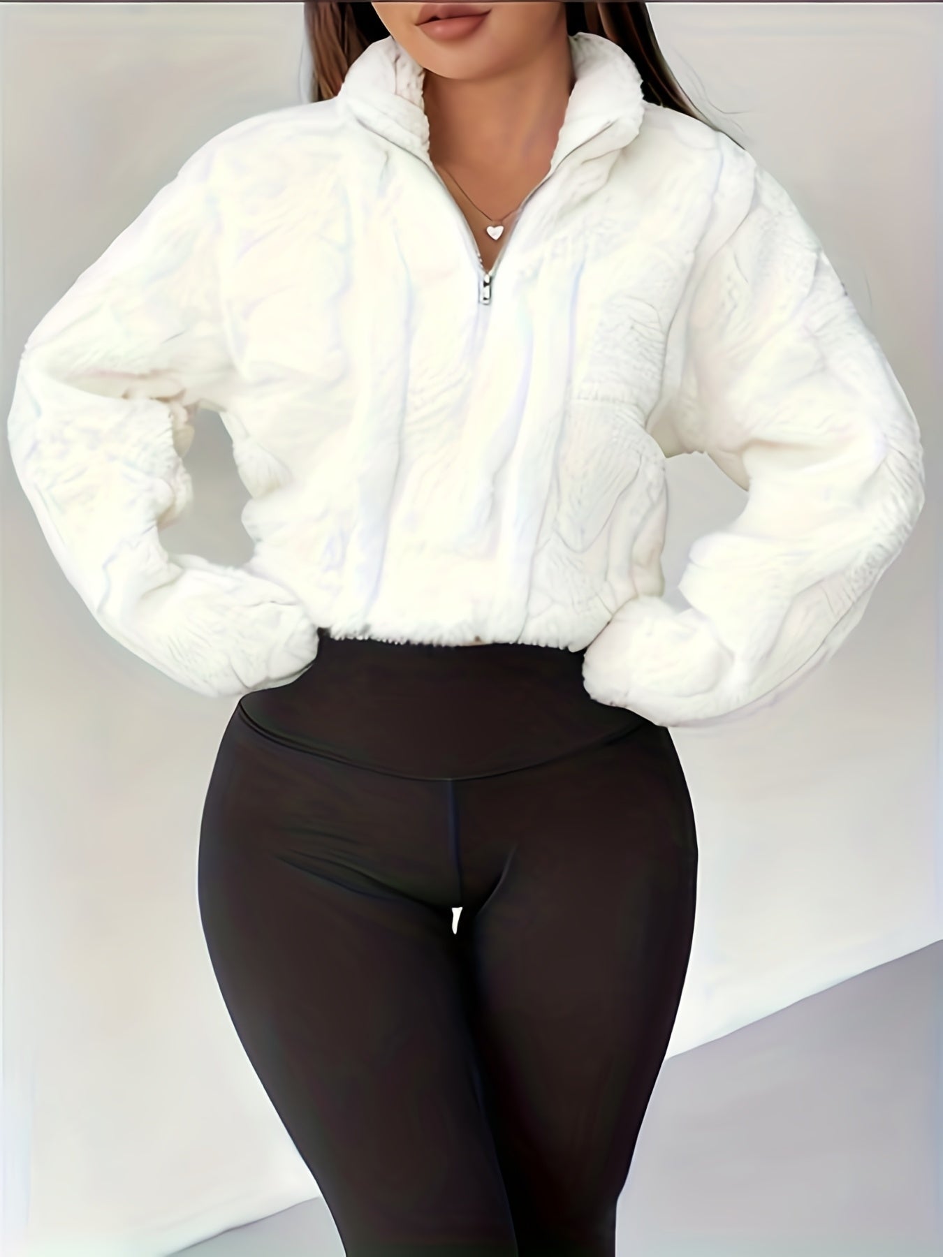 Women'S Casual Long Sleeve Hoodie with Front Zipper - Cozy Fleece-Lined Pullover, All-Season Comfort, Casual Wear Hoodie