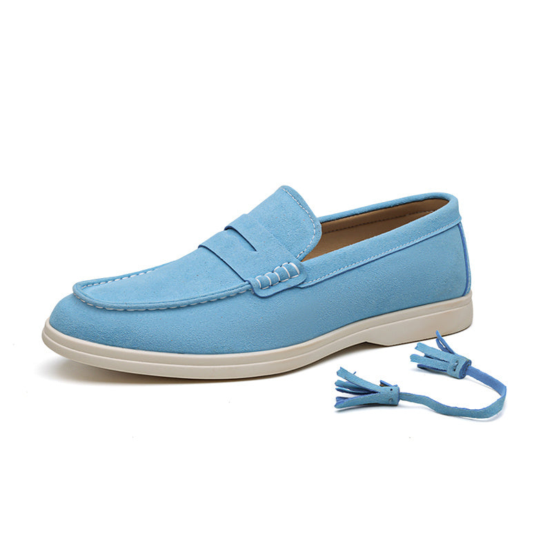 Men's All-Season Reversible Slip-On PU Dress Shoes