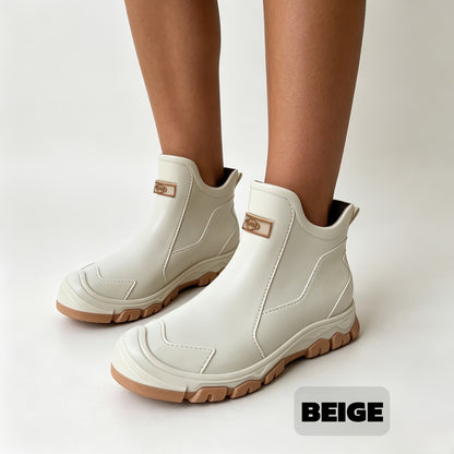 Unisex Short Rubber Rain Boots – Lightweight, All-Season Casual Wear
