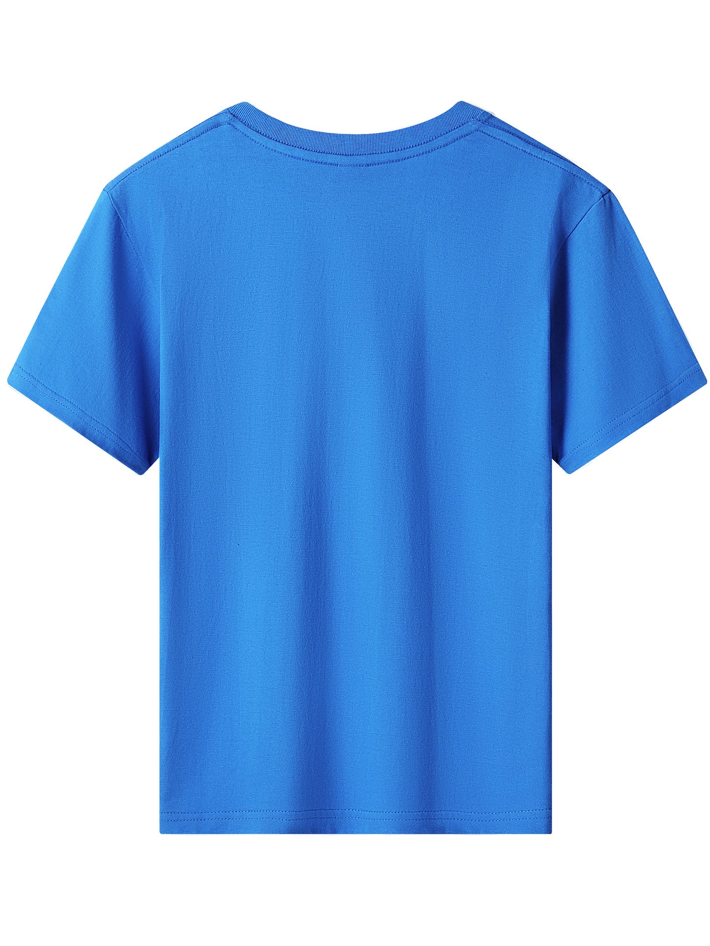 Kids Cotton Fireworks Print T-Shirt for Spring and Summer