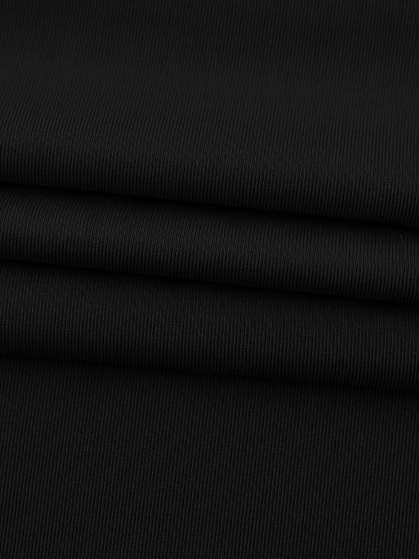 Summer Slim-Fit Stretchy Quick-Dry Running Fitness Short Sleeve Men'S High Neck Casual T-Shirt | Solid Color, Ideal for Sports and Casual Wear - ayq