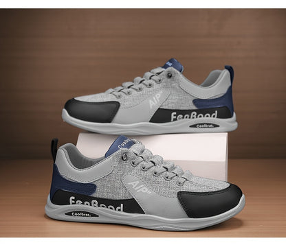 Men's Vintage Old School Style Sneakers, Comfy Non Slip Durable Canvas Breathable Shoes, Men's Footwear