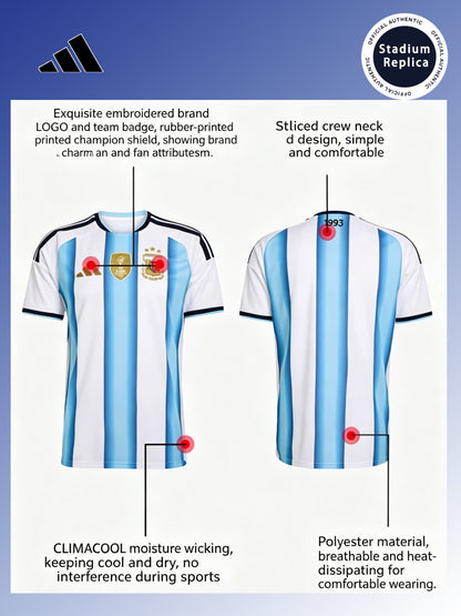 Argentina World Cup 2026 Soccer Jersey Quick-Dry T-Shirt