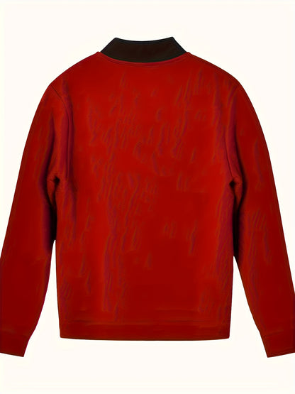 Men's Lightweight Stand Collar Jacket - Olive Green Softshell Zipper Jacket with Pockets, Regular Fit for Spring/Fall Hiking & Casual Outdoor Wear, Hiking Accessories