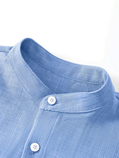 Men's Summer Casual 2-Piece Set Short Sleeve Shirt & Shorts
