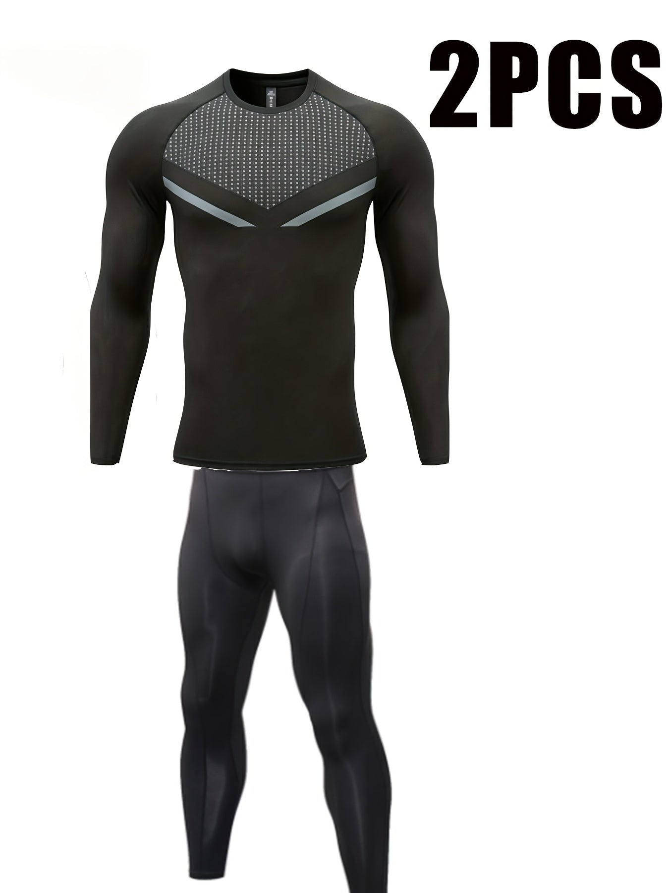 Men's Athletic Tracksuit Set - Breathable, Quick-Dry Sportswear