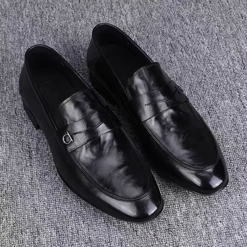 Men's Business Loafers with Metal Detail for Work & Travel
