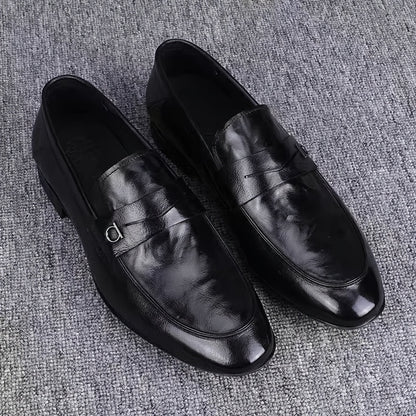 Men's Business Loafers with Metal Detail for Work & Travel