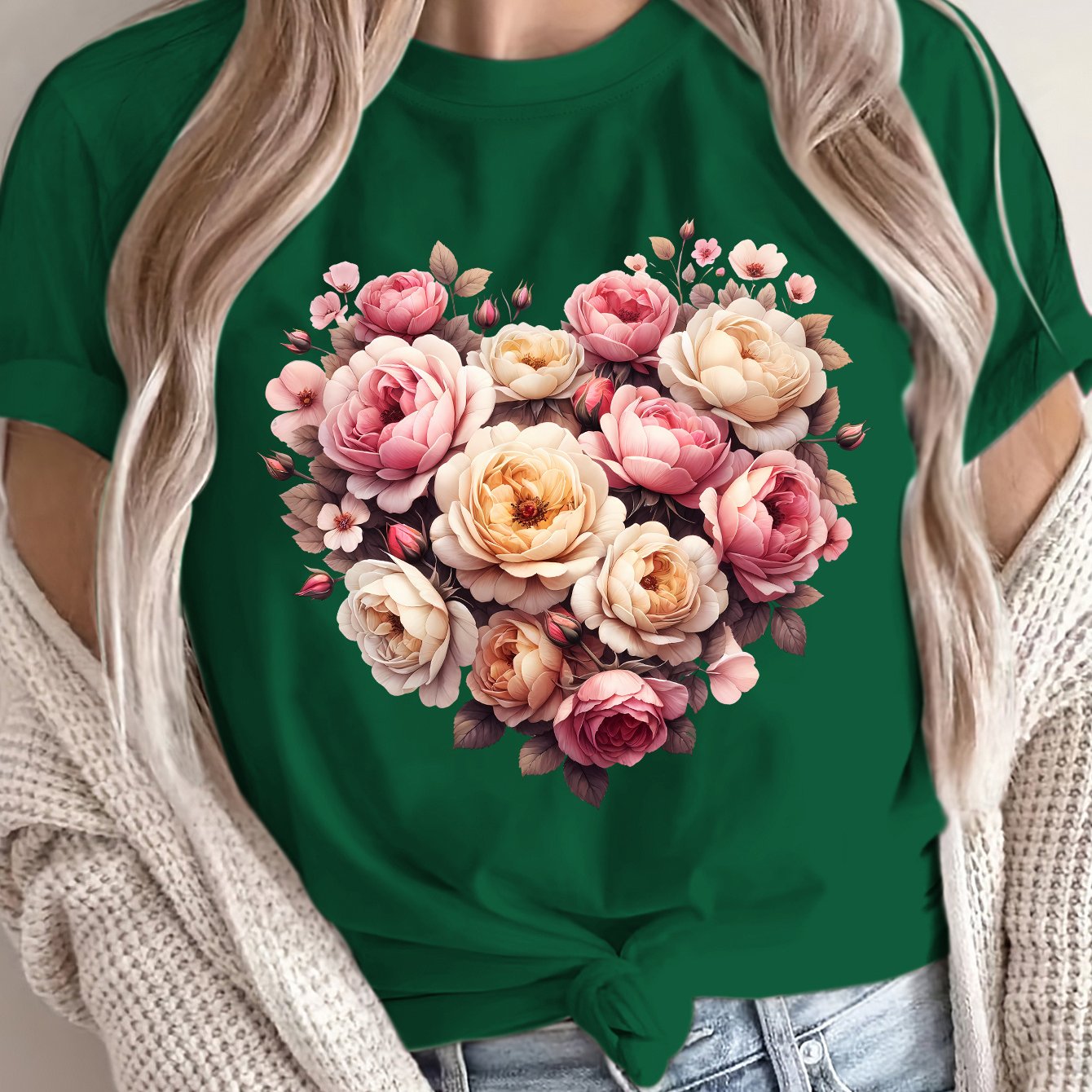 Summer Women'S Front Printed Short-Sleeved T-Shirt, Comfortable And Breathable Fabric, Casual And Sporty Style, Suitable for Spring And Summer - ayq