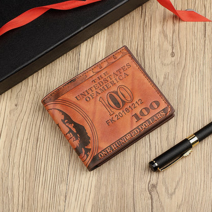 Latest Upgraded Men's Faux Leather Wallet, Vintage Style Men's Wallet, Multi-Card Slot Design - Stylish and Portable, Key and Coin Purse, Credit Card Holder, ID Holder, Elegant for Daily Use, Durable Denim Lining | Unique Wal - ayq