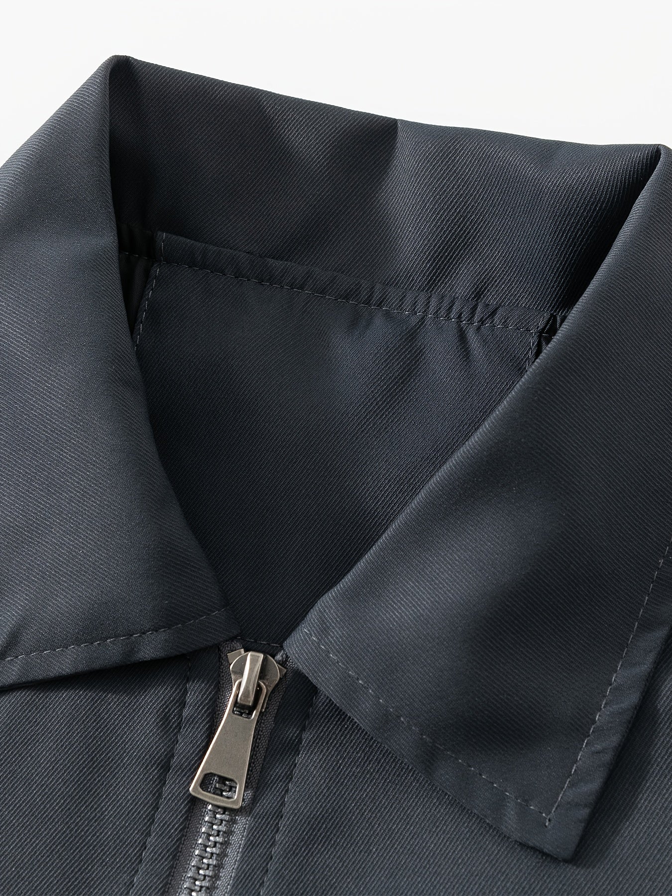 Men'S Lightweight Business Jacket - Zip-Up Formal Coat with Notch Lapel, Olive Green - Office, Wedding, Travel - Durable Polyester Jacket for Professional & Casual Attire - Spring/Fall Outerwear, Office Wear, Sleek Design, Hi