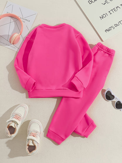 Տղա աղջիկների աշուն/ձմեռ տառերով դրոշմված տաք, աստառով սվիտեր և մարզաշապիկ, իդեալական է բացօթյա օգտագործման համար