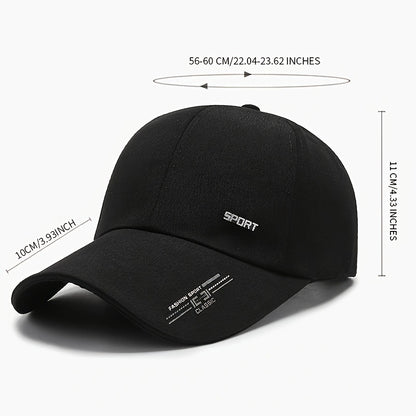 Fashionable Solid Color Hat - UV Protection & Windproof for Cycling, Golf, Camping | Perfect Gift for Men & Women