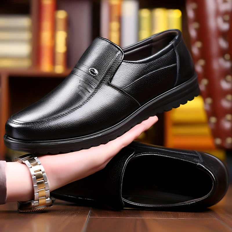 Men's Casual & Business Low-Top Dress Shoes in Black