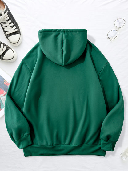 Women'S Winter Warmth Hooded Sweatshirt with Cute Snowman & Snowflake Print - Thick Fleece-Lined Long Sleeve Pullover, Cozy Casual Winter Sweater for Fall & Winter, Winter Sweatshirts, Seasonal Clothing, Playful Design, Soft