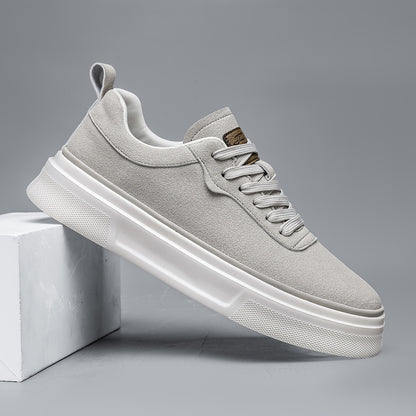 Men's Lightweight Breathable Skate Sneakers with Slip-Resistant Sole