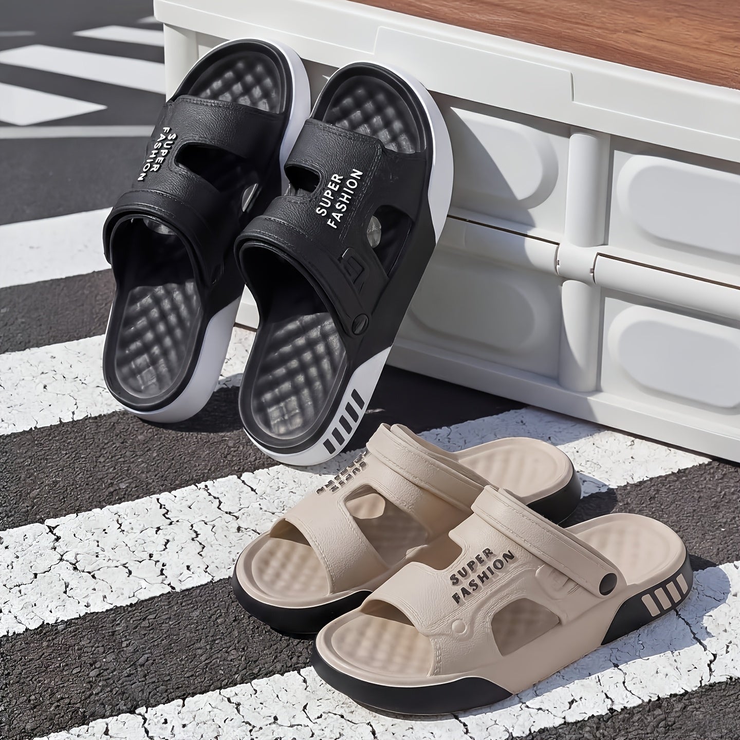 Minimalist EVA Slip-On Sandals for Men and Women, All-Season Comfort