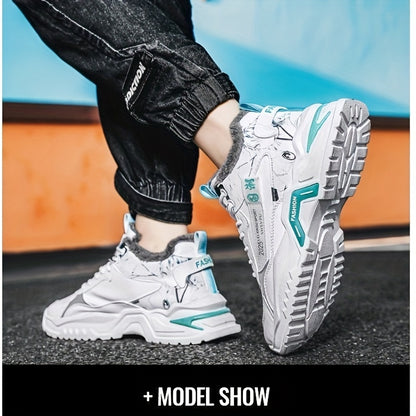 Men'S Casual Sports Shoes with Fleece for Winter