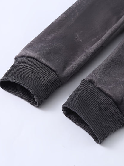 Մանկական ոճային սպորտային հագուստ, նորաձև տառերով տպագիր երկար թևքերով վերնաշապիկի տաբատների հավաքածու, տղաների աշնանային և ձմեռային հագուստ, զբոսանքի հագուստ