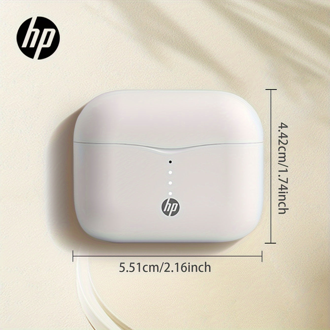 HP True Wireless Earbuds, Lightweight In-Ear Headphones with a Built-In Microphone, Offering Immersive Premium Sound And a Long-Range Connection, Complete with a Charging Case - Suitable for Both Iphone And Android Devices.