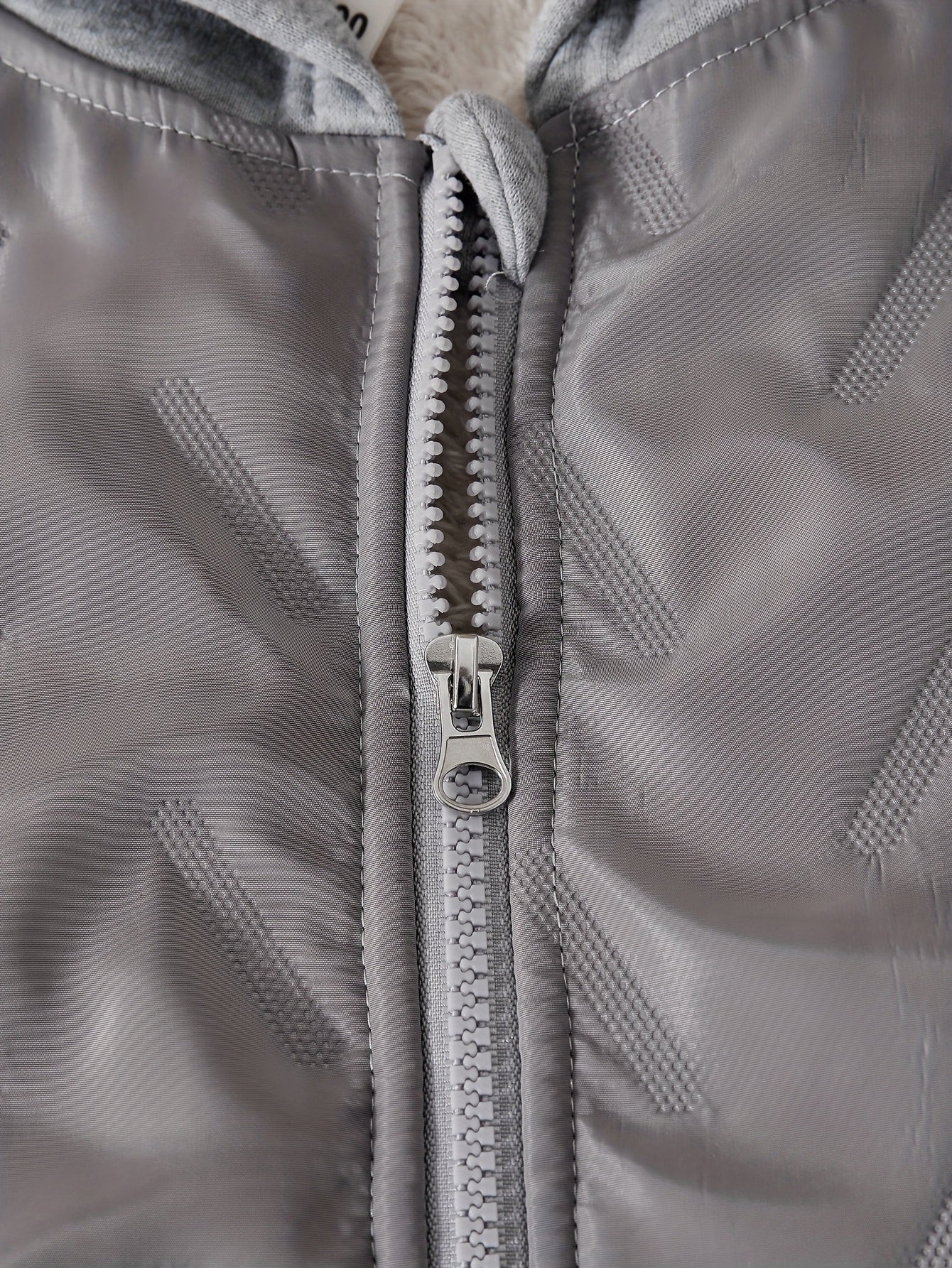 DONABEBE Boys' 2pcs Winter Jacket & Pants Set - Full-Zip Hooded Coat with Striped Sleeves & Matching Pants, Thick Outfit for &, Soft Warm Casual Playwear (Grey/Black) - Hand Washable 2pcs Clothing, Perfect for Outdoor