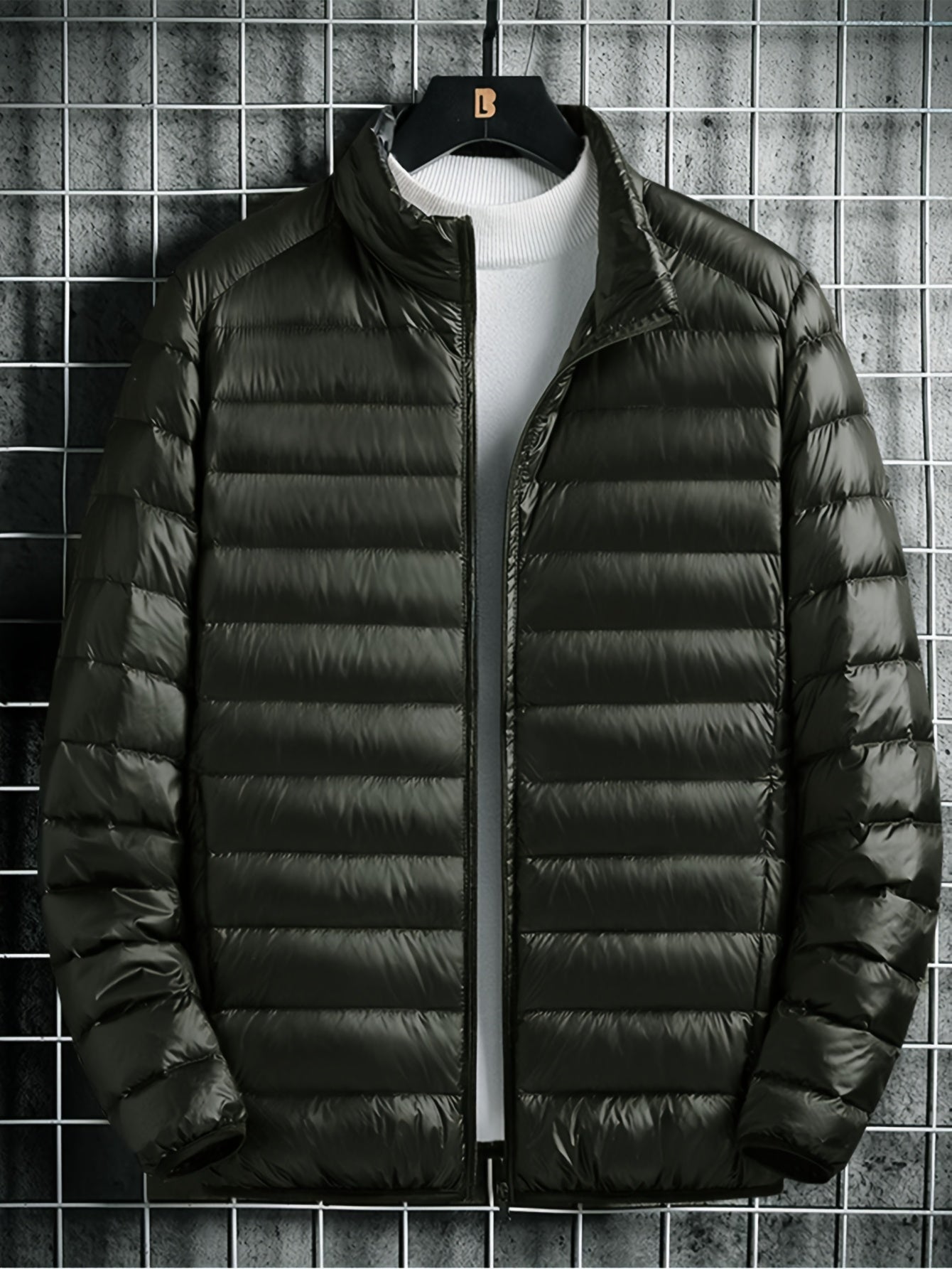 Spring, Autumn, And Winter Styles with a Stand Collar And Zipper Closure, Versatile Casual Lightweight Jacket for Men - ayq