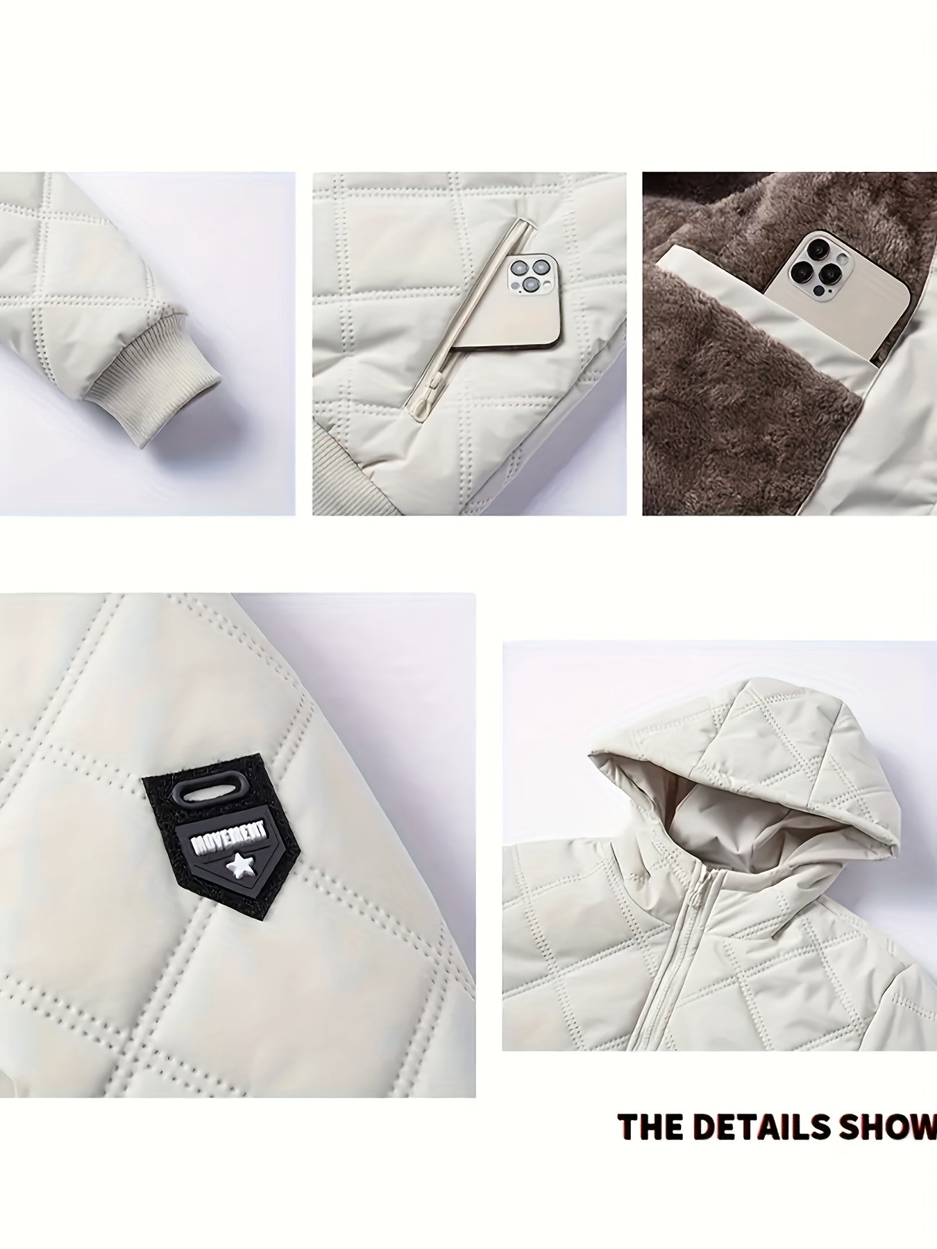 Men'S Heavy-Duty Winter Jacket with Full-Zip Hooded Coat - Thermal Insulated Cold Weather Outerwear, Full-Zip Closure & Zippered Pockets, Machine Washable