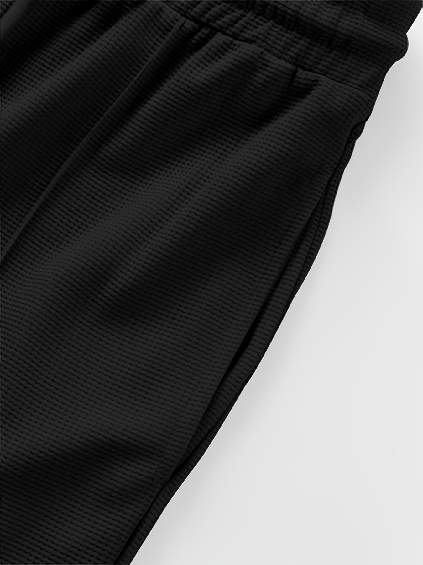 Men's Casual Straight-Leg Knit Sports Pants - Breathable Comfort