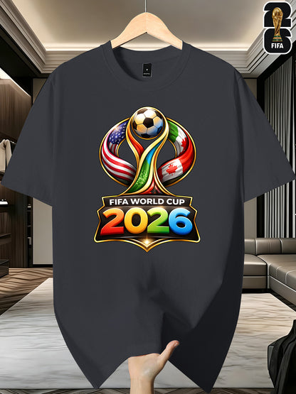 Men's FIFA 2026 World Cup Cotton Blend Casual T-Shirt