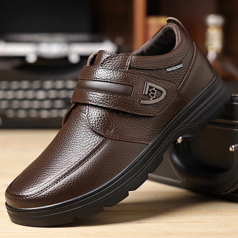 Men's All-Season Low-Cut Genuine Leather Casual Fashion Shoes