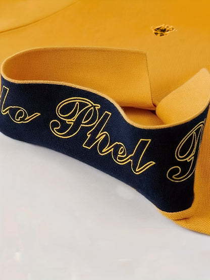 Men'S Stylish Short-Sleeve Polo Shirt Featuring a Contrasting Ribbed Collar And Exquisite, a Timeless And Versatile Choice - ayq