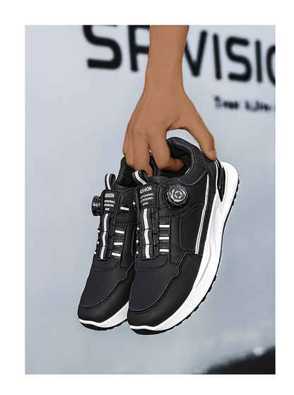Men'S Large Size sneakers | Versatile Low-Top Running and Cross-Training Shoes, Casual and Preppy Style, Faux Upper, PVC Sole, All-Season Comfort - ayq