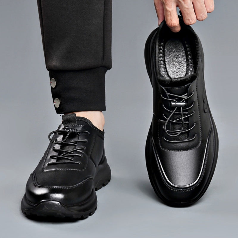 Casual Low-Top Dad Sneakers with Durable PU Sole